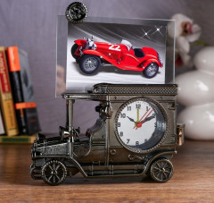 Будильник с фоторамкой «Автомобиль» - Фото 1