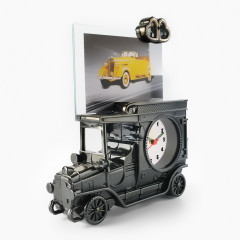 Будильник с фоторамкой «Автомобиль» - Фото 2