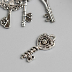 Набор подвесок для декора «Ключики» - Фото 1