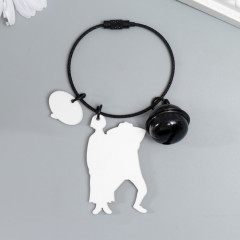 Брелок на тросе с колокольчиком «Парочка. Миллениалы» - Фото 3