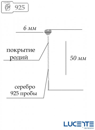 Серьги из серебра