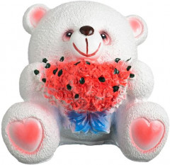 Копилка «Мишка с букетом» - Фото 4