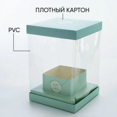 Коробка для цветов подарочная «Любви и счастья» - Фото 4