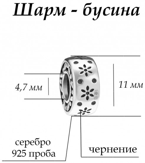 Шарм из серебра