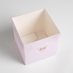 Коробка для цветов «С любовью» - Фото 2