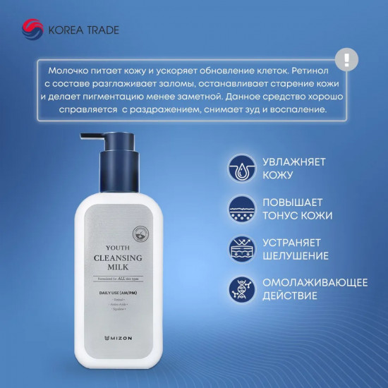 Пенка для лица «Retinol Youth Cleansing Milk»