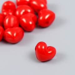 Набор бусин «Алые сердца» - Фото 1