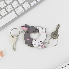 Брелоки парные «Зайчики» - Фото 1