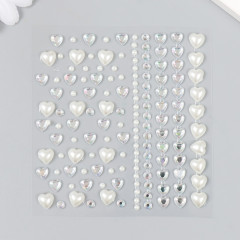 Набор страз «Сердечки, кружочки» - Фото 1