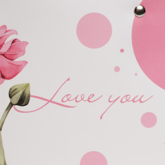 Пакет для цветов влагостойкий «Love you» - Фото 4