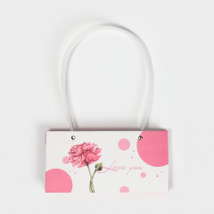 Пакет для цветов влагостойкий «Love you» - Фото 6