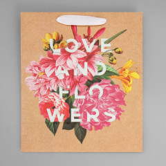 Пакет подарочный «Love and flowers» - Фото 5