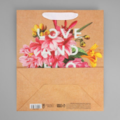 Пакет подарочный «Love and flowers» - Фото 6