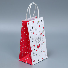 Пакет подарочный «Ты в моём сердечке» - Фото 1