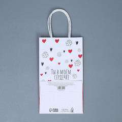 Пакет подарочный «Ты в моём сердечке» - Фото 4