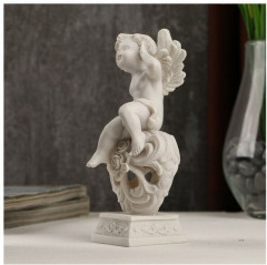 Фигурка декоративная «Белоснежный ангел на ажурном сердце» - Фото 1