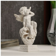 Фигурка декоративная «Белоснежный ангел на ажурном сердце» - Фото 3