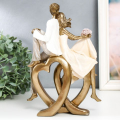 Статуэтка «Влюблённые на двойном сердце» - Фото 2