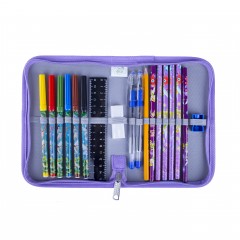 Пенал-книжка «Цветочная вечеринка» (с наполнением) - Фото 1