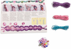 Набор для создания украшений «Браслеты в технике макраме с бусинами» - Фото 1
