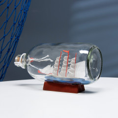 Корабль сувенирный в бутылке - Фото 2