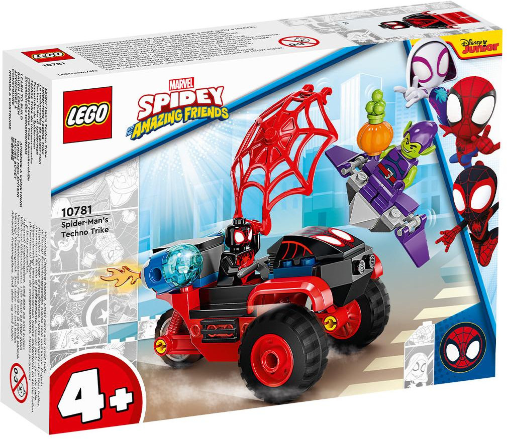 Конструктор Marvel Super Heroes 10781 Майлз Моралес: техно-трайк Человека-Паука. Miles Morales: Spider-Man’s Techno Trike | LEGO Spidey and His Amaizing Friends | LEGO | Фото 2
