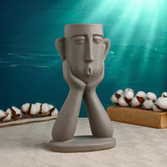 Кашпо «Голова юноши» - Фото 1