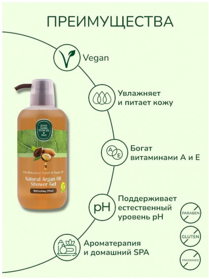 Гель для душа «Argan Oil»