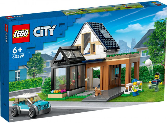 Конструктор LEGO® 60398 Семейный дом и электромобиль