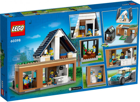 Конструктор LEGO® 60398 Семейный дом и электромобиль