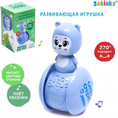 Игрушка неваляшка музыкальная «Мишка Ро-Ро» - Фото 4