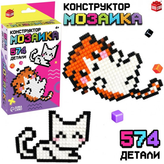 Конструктор-мозаика «Котики»