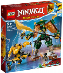 Конструктор Ninjago 71794 Роботы команды ниндзя Ллойда и Арин. Lloyd and Arin's Ninja Team Mechs - Фото 2