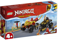 Конструктор Ninjago 71789 Машина Кая и мотоцикл Раса. Kai and Ras's Car and Bike Battle - Фото 2