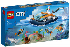 Конструктор City 60377 Корабль подводных исследований. Explorer Diving Boat - Фото 2