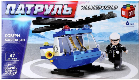 Конструктор «Полиция вертолет»