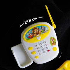 Игрушка детская телефон «Весёлые зверята» - Фото 3