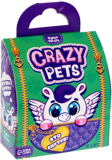 Игрушка-сюрприз «Crazy Pets»