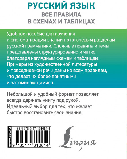 Русский язык. Все правила в схемах и таблицах
