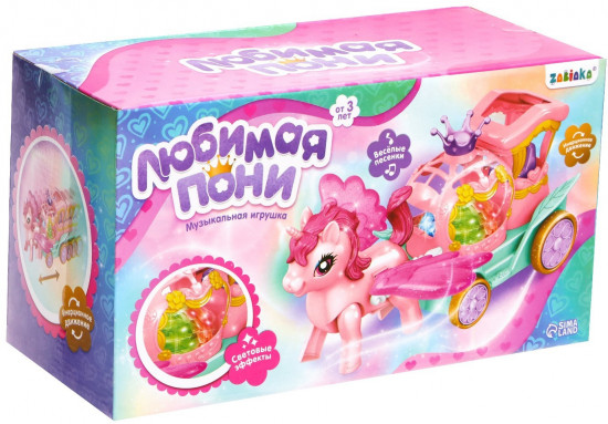Игрушка музыкальная «Любимая пони»