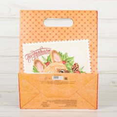 Пакет подарочный с клапаном «Поздравляю!» - Фото 3