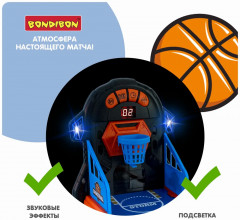 Игра настольная «Баскетбол. Забрось мяч» - Фото 3