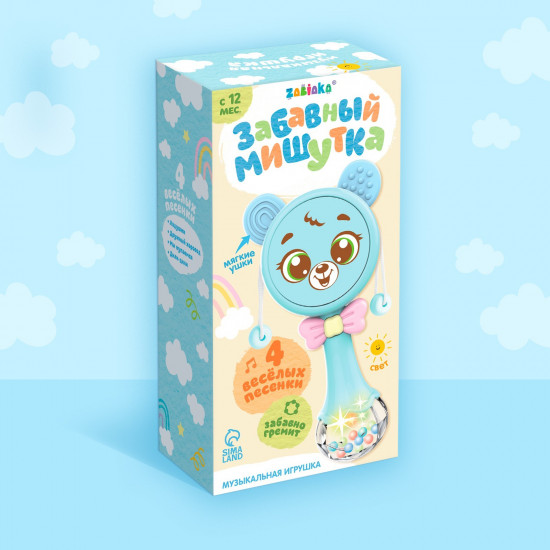 Игрушка музыкальная «Забавный мишутка»