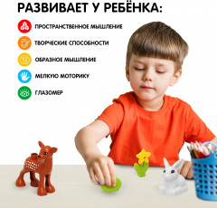 Конструктор «Оленёнок и зайка» - Фото 5