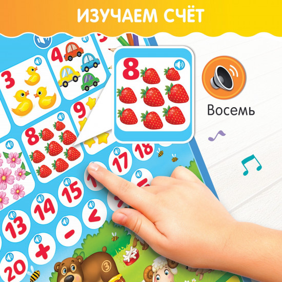 Плакат обучающий «Весёлый счёт»