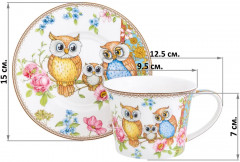 Набор чайный «Совушки» - Фото 1