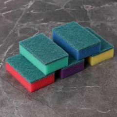 Набор губок бытовых с абразивом «Эконом» - Фото 4