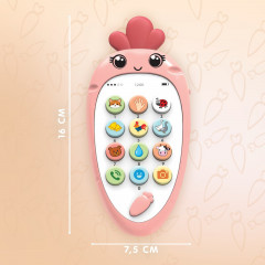 Телефон музыкальный «Крошка-Моркошка» - Фото 2