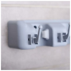 Держатель для уборочного инвентаря с крючками - Фото 6