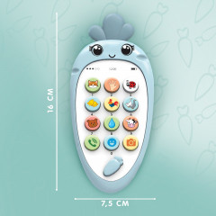 Телефон музыкальный «Крошка-Моркошка» - Фото 2